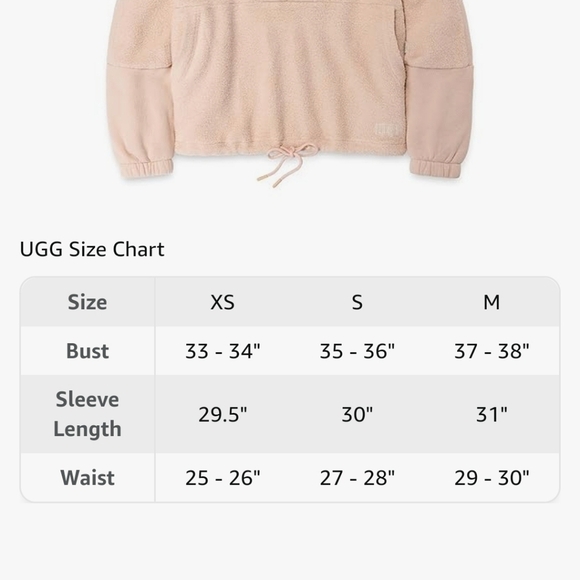 UGG Elana Mixed Half Zip Pullover in Himalaya NWT - Picture 6 of 15